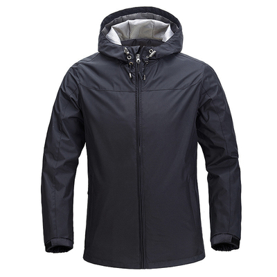 Men'S Charge Coat Casual Jacket Men'S Coat Windproof And Rainproof Outdoor Sports Hooded Charge Coat